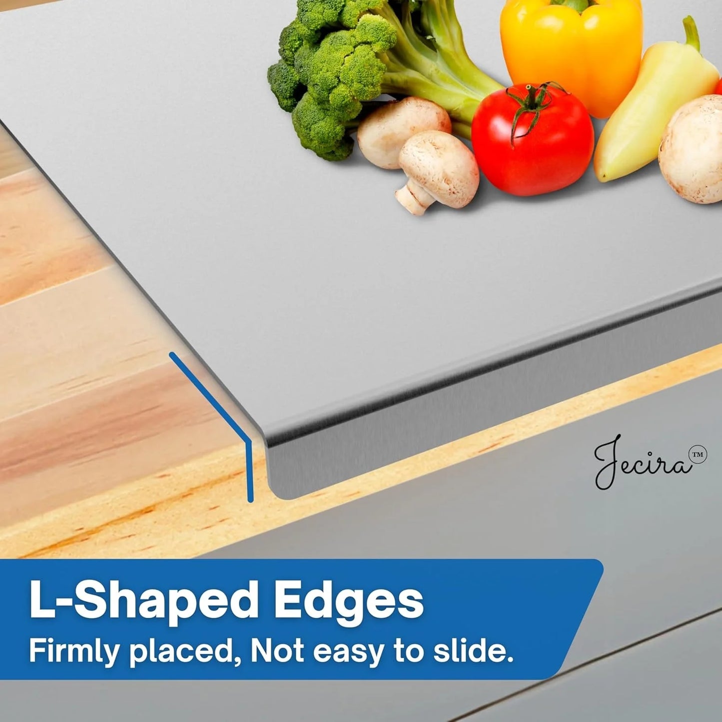 KENOR Hygienix™ Steel Chopping Board